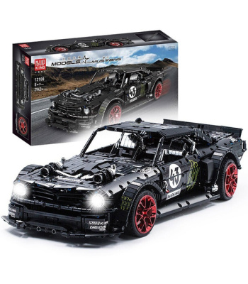 Конструктор Mould King «Автомобиль Ford Mustang Hoonicorn: чёрный»