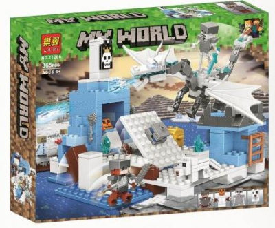 Конструктор Майнкрафт «Ловушка ледяного дракона»