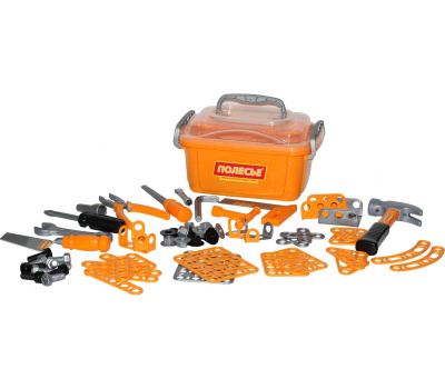 Игровой набор инструментов Полесье №10 (166 элементов) (в контейнере)