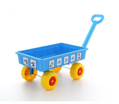 Тележка Полесье для пляжа и сада Смурфики