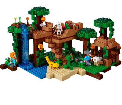 Конструктор Майнкрафт My World «Домик в джунглях на дереве»