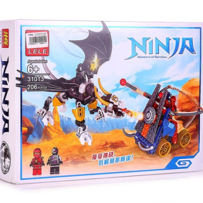 Конструктор Ninja «Атака дракона на катапульту»