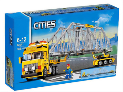 Конструктор Cities «Тяжёлый тягач»