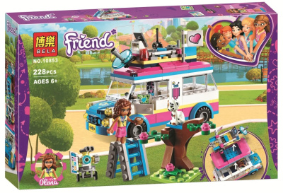 Конструктор Френдс «Передвижная Научная Лаборатория Оливии»