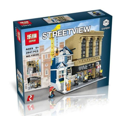 Конструктор Lepin StreetView 15035 Бар и финансовый центр