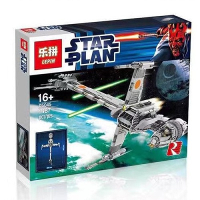 Конструктор Star Plan «Истребитель B-WING»