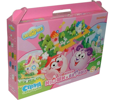 Конструктор Полесье Смешарики Домик Нюши и Бараша