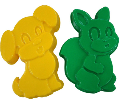 Набор формочек Полесье белочка и песик