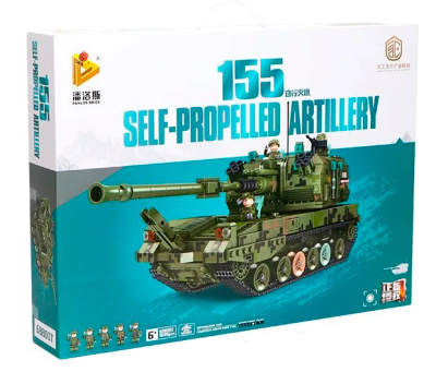 Конструктор Panlos Brick «Самоходная артиллерийская установка 155»