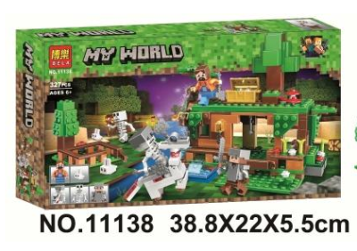 Конструктор Майнкрафт My World «Нападение скелетов»