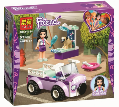 Конструктор Подружки «Передвижная ветклиника Эммы» Lari