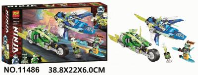 Конструктор Ninjago «Скоростные машины Джея и Ллойда»