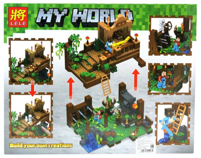 Конструктор Майнкрафт My World «Алмазный замок»