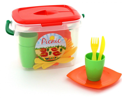 Набор детской посуды Полесье Алиса для пикника №1