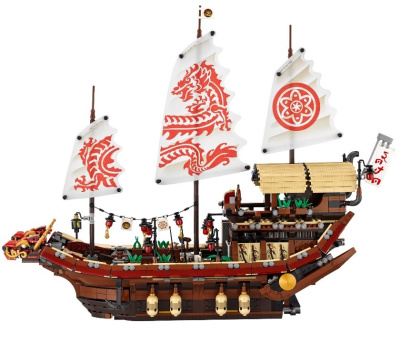 Конструктор Ninjago «Летающий корабль Мастера Ву»