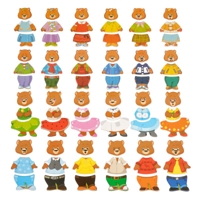 Игрушка Мир Деревянных Игрушек Четыре медведя