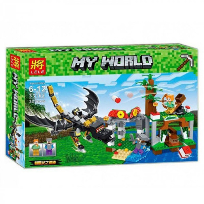 Конструктор Minecraft My World «Черный дракон»