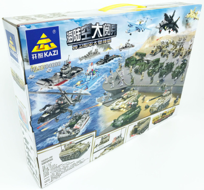 Конструктор Kazi «Китайская боевая гусеничная плавающая машина ZBD-03» Конструктор Kazi «Китайская боевая гусеничная плавающая машина ZBD-03»