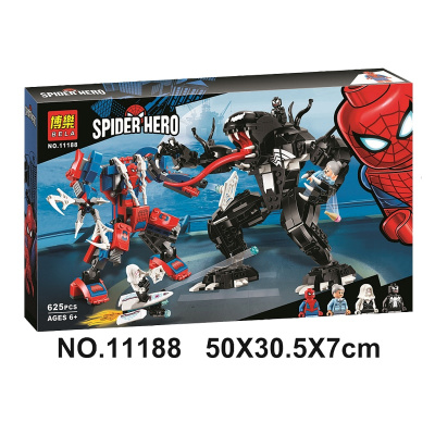 Конструктор Bela Super Heroes «Человек-паук против Венома»