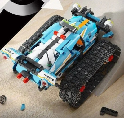 Конструктор Трансформер «Робот-вездеход 2в1, Голубой» с ДУ