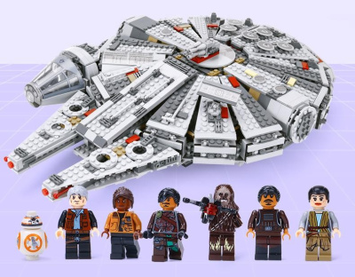 Конструктор Star Plan Сокол Тысячелетия на Дуге Кесселя