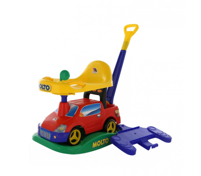 Каталка-автомобиль Полесье Пикап со звуком, жёлтый