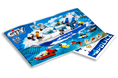 Конструктор City «Катер полицейского патруля»