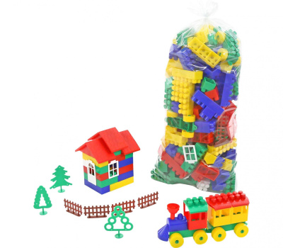 Конструктор Полесье Строитель (181 элемент)