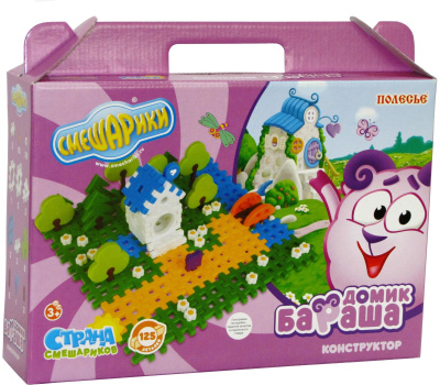 Конструктор Полесье Смешарики Домик Бараша
