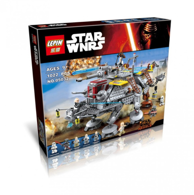 Конструктор Star Wnrs «Шагающий вездеход AT-TE Капитана Рекса»