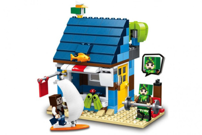 Конструктор Майнкрафт My World «Отпуск у моря 3 в 1»