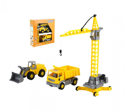 Набор строительной техники Полесье Агат (в коробке)