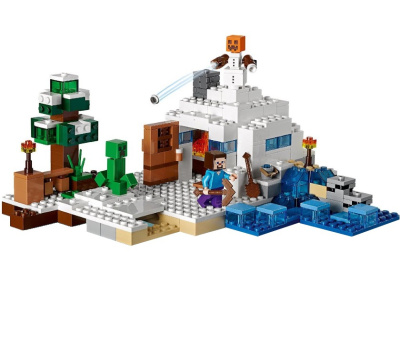 Конструктор Minecraft My World «Снежное убежище»