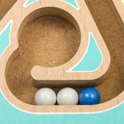 Магнитный лабиринт Мир Деревянных Игрушек "Цвета"