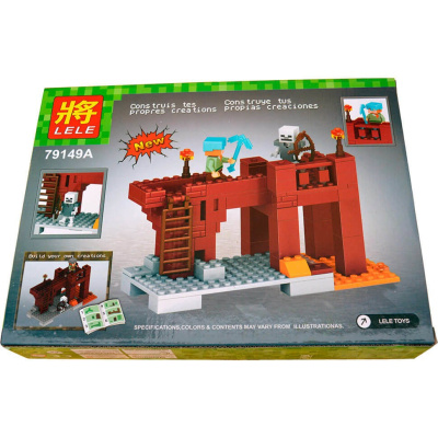 Конструктор Minecraft My World «Красная крепость» Конструктор Minecraft My World «Красная крепость»