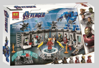 Конструктор Bela Super Heroes Лаборатория Железного Человека