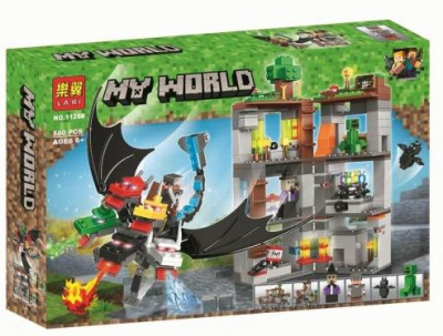 Конструктор Майнкрафт «Пятиглавый дракон»