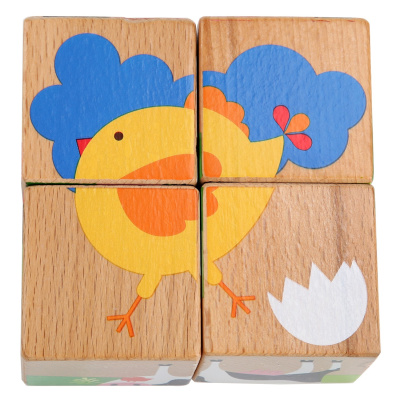 Деревянные кубики Lucy&Leo "Ферма" Деревянные кубики Lucy&Leo "Ферма"