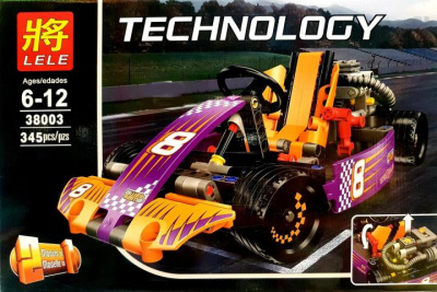 Конструктор LELE Technology «Гоночный карт» 2 в 1