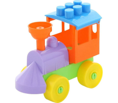 Конструктор Полесье Юный путешественник Паровоз (9 элементов)