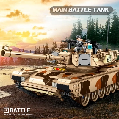Конструктор Panlos Brick «Танк США М1А2 Абрамс»