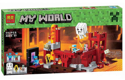 Конструктор Minecraft My World «Подземная крепость»