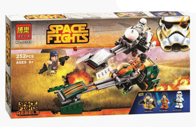 Конструктор Space Fights "Скоростной Спидер Эзры Бриджера"