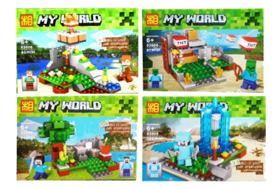 Конструктор Minecraft My World Набор 4 мини-конструктора Конструктор Minecraft My World Набор 4 мини-конструктора