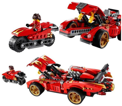 Конструктор Ninjago «Ниндзя перехватчик X-1»