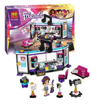 Конструктор Френдс «Поп звезда: студия звукозаписи»