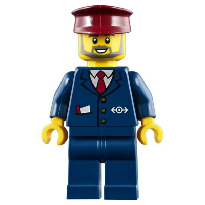 Конструктор Cities «Пригородный пассажирский поезд» с ДУ