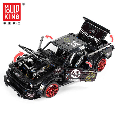 Конструктор Mould King «Автомобиль Ford Mustang Hoonicorn: чёрный»