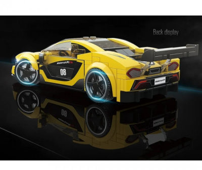 Конструктор QUAN GUAN «Racing Series: Гоночный спорткар P1» Жёлтый Конструктор QUAN GUAN «Racing Series: Гоночный спорткар P1» Жёлтый