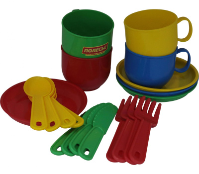 Набор детской посуды Полесье Минутка на 4 персоны